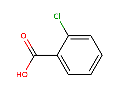 Molecular Structure of 118-91-2 (o-Chlorobenzoic acid)