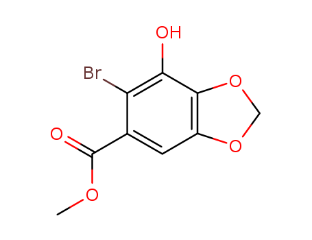 Methyl 6-broMo-7-hydroxybenzo[d][1,3]dioxole-5-carboxylate