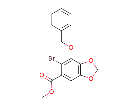 methyl 2-bromo-3-benzyloxy-4,5-methylenedioxybenzoate