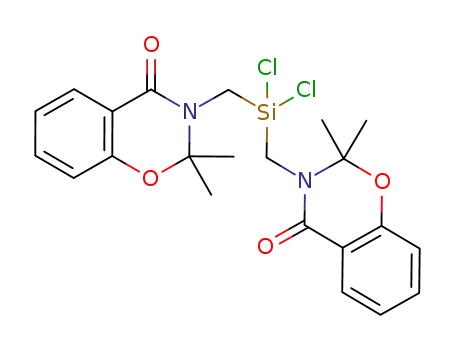 bis(2,2-dimethyl-4-oxo-2,3-dihydrobenzo[e]-1,3-oxazin-3-ylmethyl)dichlorosilane