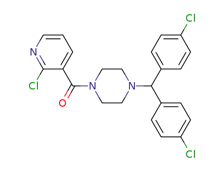 (4-(bis(4-chlorophenyl)methyl)piperazin-1-yl)(2-chloropyridin-3-yl)methanone