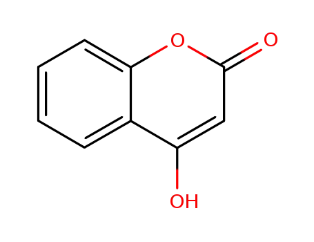 Molecular Structure of 1076-38-6 (4-Hydroxycoumarin)