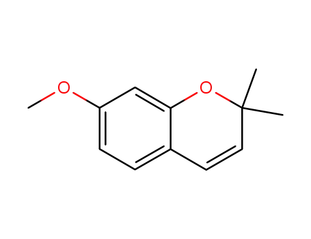Molecular Structure of 17598-02-6 (7-METHOXY-2,2-DIMETHYL-3-CHROMENE)