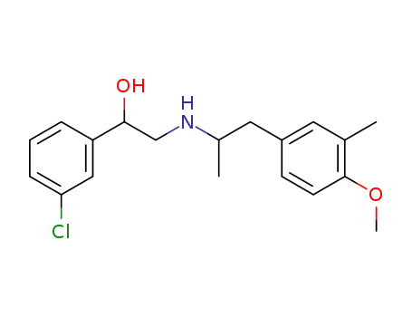 N-[2-(4-methoxy-3-methylphenyl)-1-methylethyl]-2-hydroxy-2-(3-chlorophenyl)ethanamine