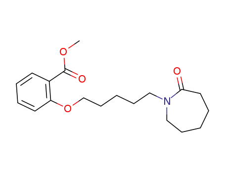 1-[5-(2-methoxycarbonylphenoxy) pentyl] azacycloheptane-2-one