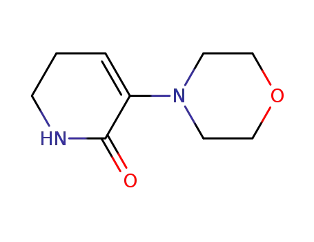 Molecular Structure of 545445-40-7 (3-Morpholin-4-yl-5,6-dihydro-1H-pyridin-2-one)