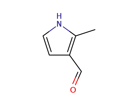 Molecular Structure of 17619-39-5 (2-Methyl-1H-Pyrrole-3-carboxaldehyde)