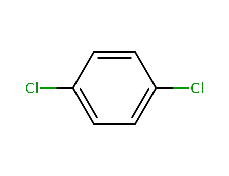 Molecular Structure of 106-46-7 (1,4-Dichlorobenzene)