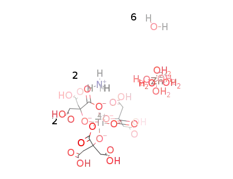 [NH4]2[Zn(H2O)6][Ti(citric acid(-2H))3]2*6H2O