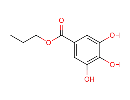 Molecular Structure of 121-79-9 (Propyl gallate)