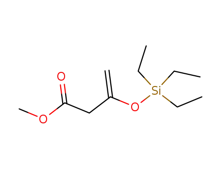<1-Triaethylsiloxy-vinyl>-essigsaeure-methylester