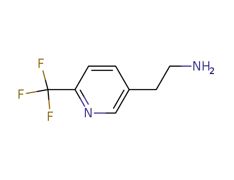 Molecular Structure of 765287-34-1 (2-(6-Trifluoromethyl-pyridin-3-yl)-ethylamine)