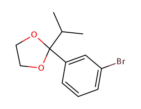 2-(3-bromophenyl)-2-isopropyl-1,3-dioxolane