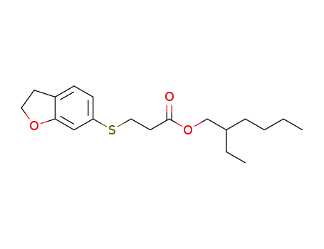 2-ethylhexyl 3-(2,3-dihydro-1-benzofuran-6-ylthio)propanoate