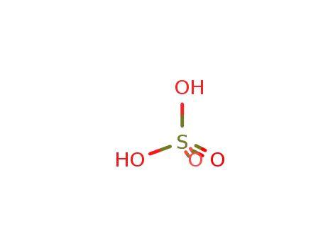 Molecular Structure of 7664-93-9 (Sulfuric(VI) acid)