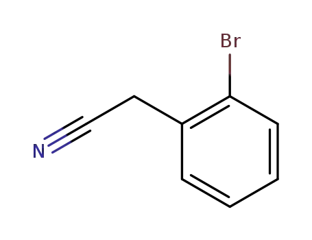 Molecular Structure of 19472-74-3 (2-Bromobenzyl cyanide)