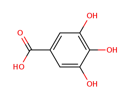 Molecular Structure of 149-91-7 (Gallic acid)
