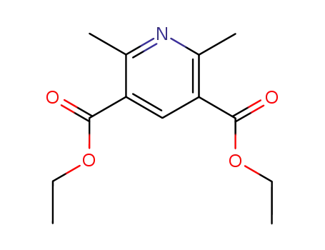 Molecular Structure of 1149-24-2 (DIETHYL 2,6-DIMETHYL-3,5-PYRIDINEDICARBOXYLATE)