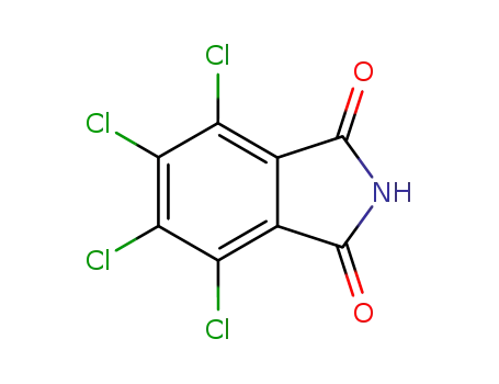 Molecular Structure of 1571-13-7 (Tetrachlorophthalimide)
