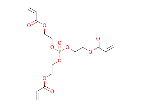 Molecular Structure of 35057-49-9 (phosphinylidynetris(oxyethylene) triacrylate)