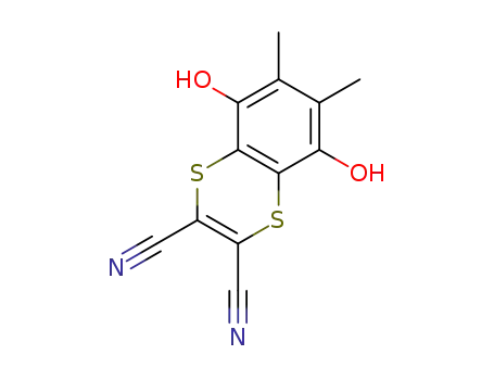 5,8-dihydroxy-6,7-dimethyl-1,4-benzodithiine-2,3-dicarbonitrile