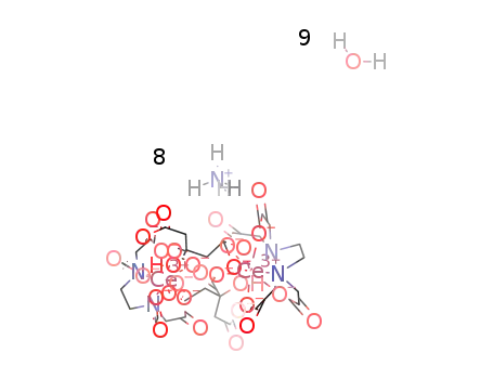 [NH4]8[Ce2(citrate)2(ethylenediaminetetraacetate)2]*9H2O