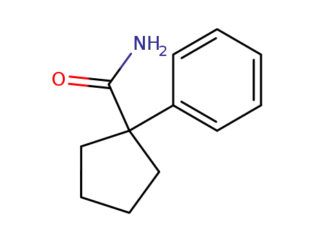 Molecular Structure of 5296-89-9 (1-phenylcyclopentane-1-carboxaMide)