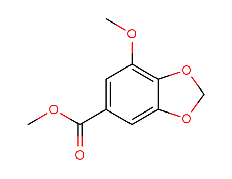 1,3-BENZODIOXOLE-5-CARBOXYLIC ACID, 7-METHOXY-, METHYL ESTER