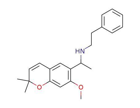 1-(7-methoxy-2,2-dimethyl-2H-chromen-6-yl)-N-(phenethyl)ethanamine