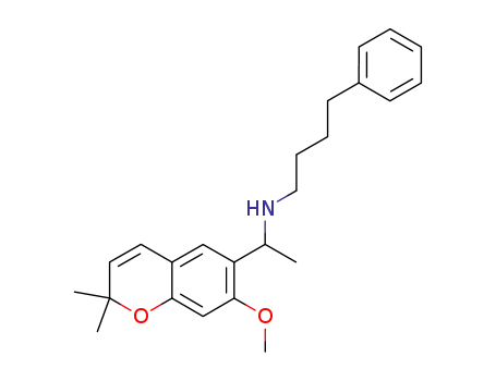N-[1-(7-methoxy-2,2-dimethyl-2H-chromen-6-yl)ethyl]-4-phenylbutan-1-amine