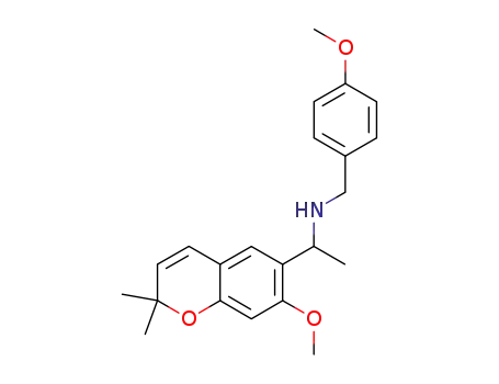 N-(4-methoxybenzyl)-1-(7-methoxy-2,2-dimethyl-2H-chromen-6-yl)ethanamine