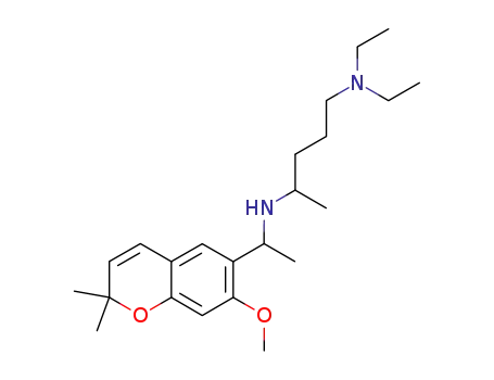 N1,N1-diethyl-N4-[1-(7-methoxy-2,2-dimethyl-2H-chromen-6-yl)ethyl]pentane-1,4-diamine