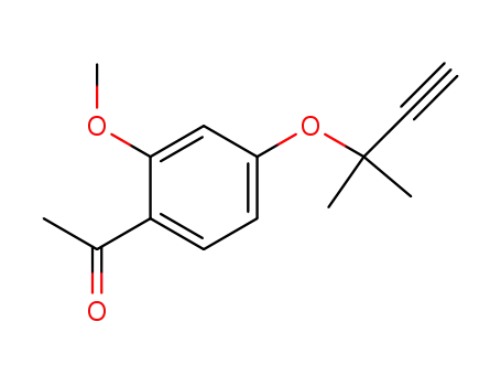 1-[4-(1,1-Dimethyl-prop-2-ynyloxy)-2-methoxy-phenyl]-ethanone