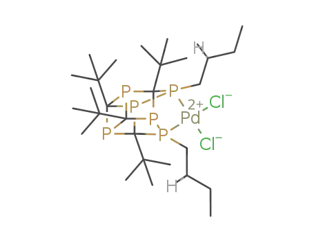 di-(S)-2-methylbutyl-hexaphosphapentaprismane-palladium(II)-dichloride