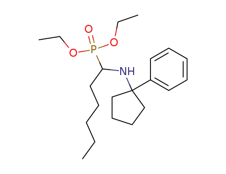 [1-(1-Phenyl-cyclopentylamino)-hexyl]-phosphonic acid diethyl ester