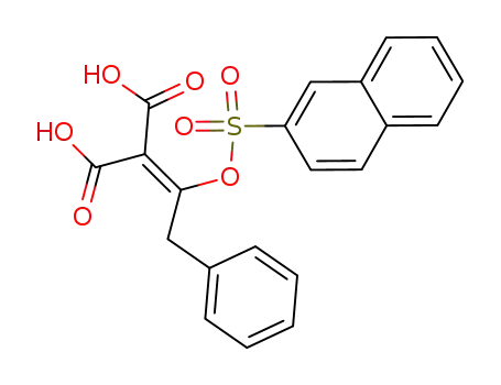 Naphthalin-2-sulfonsaeure-<1-benzyl-2,2-dicarboxy-vinyl-ester>