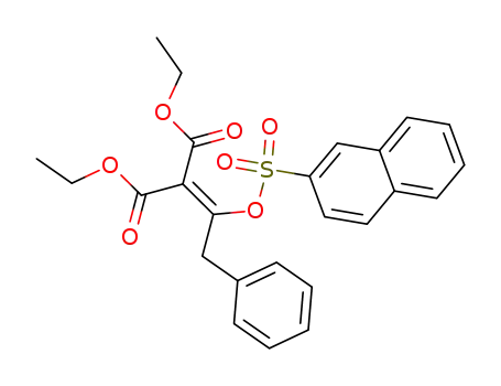 Naphthalin-2-sulfonsaeure-<1-benzyl-2,2-diaethoxycarbonyl-vinyl-ester>