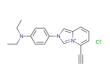 2-(4-(diethylamino)phenyl)-5-ethynyl-2H-imidazo[1,5-a]pyridin-4-ium chloride