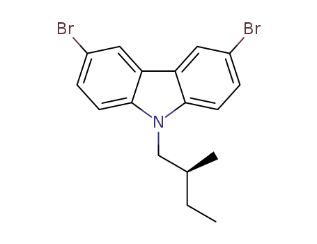 (S)-3,6-dibromo-9-(2-methylbutyl)-9H-carbazole
