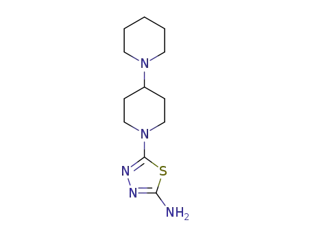 5-(4-(1-piperidino)-1-piperidinyl)-1,3,4-thiadiazol-2-amine