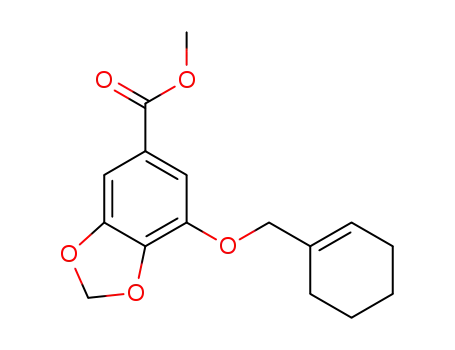 methyl 7-(cyclohex-1-en-1-ylmethoxy)benzo[d][1,3]dioxole-5-carboxylate