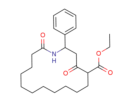 ethyl 4,16-dioxo-2-phenyl-1-azacyclohexadecane-5-carboxylate