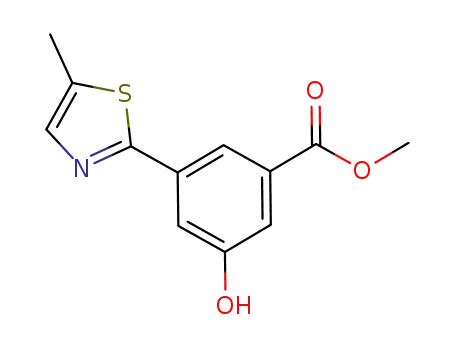 methyl 3-hydroxy-5-(5-methyl-1,3-thiazol-2-yl)benzoate