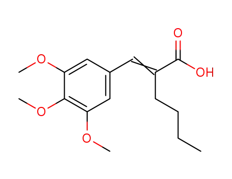 2-butyl-(3,4,5-trimethoxyphenyl)acrylic acid