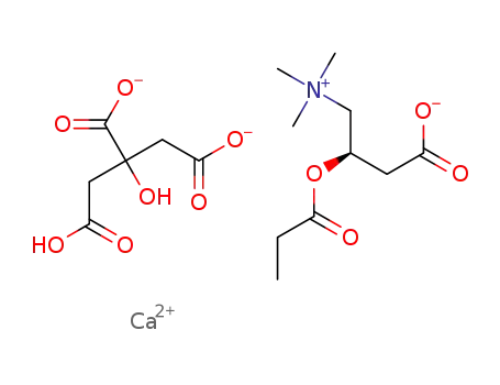 propionyl L-carnitine calcium citrate