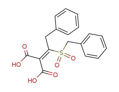 2-Benzylsulfonyl-3-phenyl-1-propen-1,1-dicarbonsaeure
