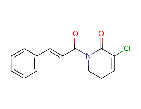 (E)-3-chloro-1-cinnamoyl-5,6-dihydropyridin-2(1H)-one