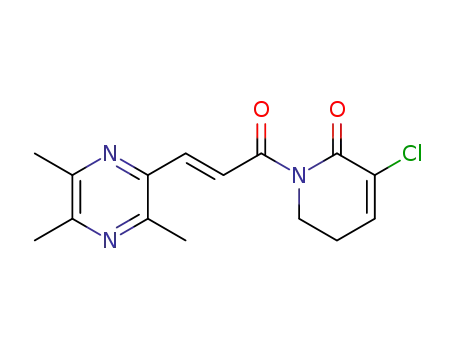(E)-3-chloro-1-{3-[(3,5,6-trimethylpyrazin-2-yl)]prop-2-enoyl}-5,6-dihydropyridin-2(1H)-one