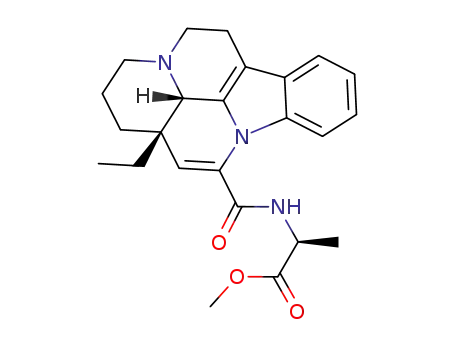 ethyl (S)-methyl-2-((4S,13aS)-13a-ethyl-2,3,41,5,6,13a-hexahydro-1H-indolo[3,2,1-de]pyrido[3,2,1-ij][1,5]naphthyridin-12-formylamino)propionate