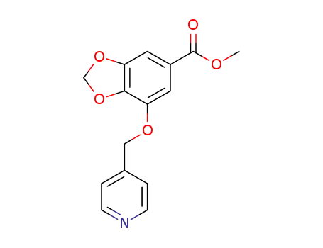 methyl 7-(pyridin-4-ylmethoxy)benzo[d][1,3]dioxole-5-carboxylate